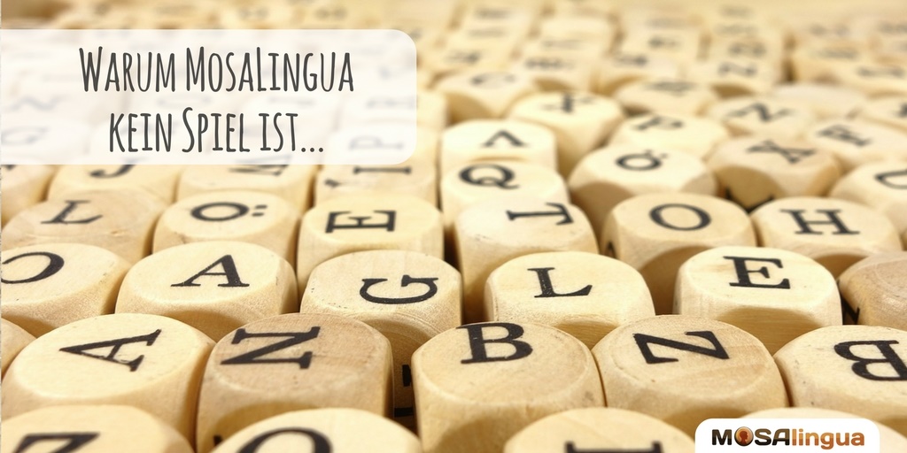 MosaLingua ist kein Spiel