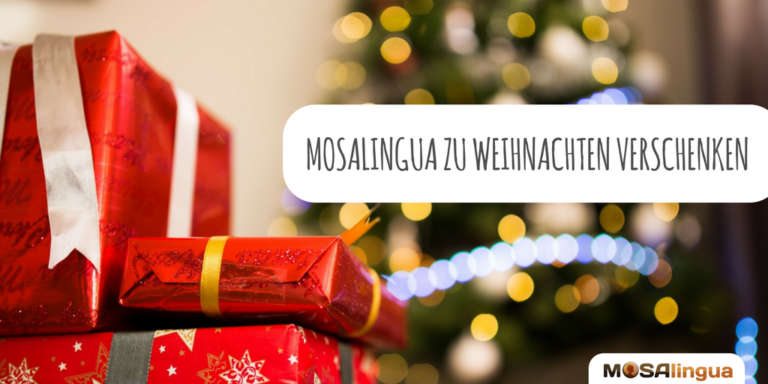 MosaLingua zu Weihnachten verschenken