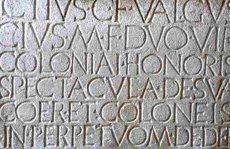 Latein Inschrift