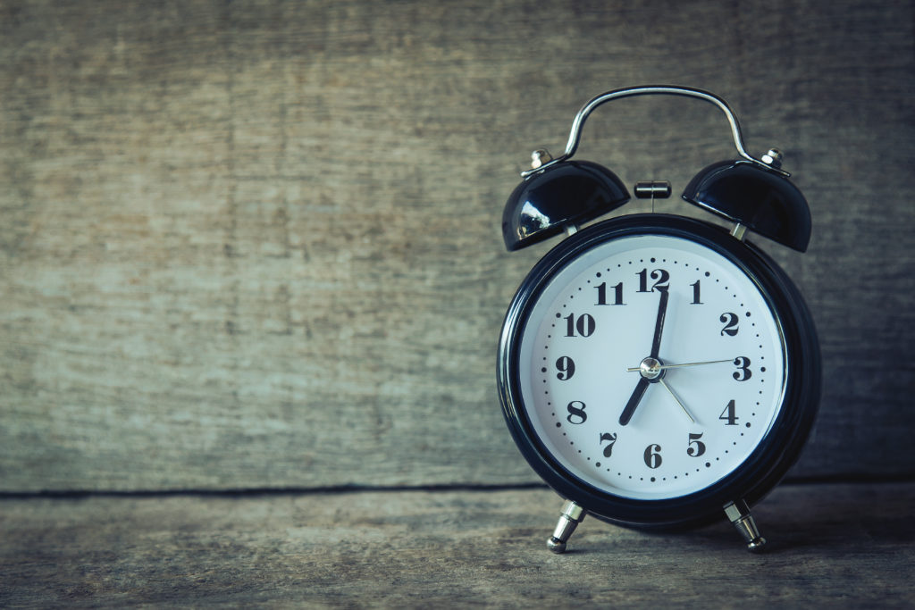 Old fashioned alarm clock. Setting a start and end time for each language is an essential part of studying with a language partner, since one language can easily end up dominating the conversation.