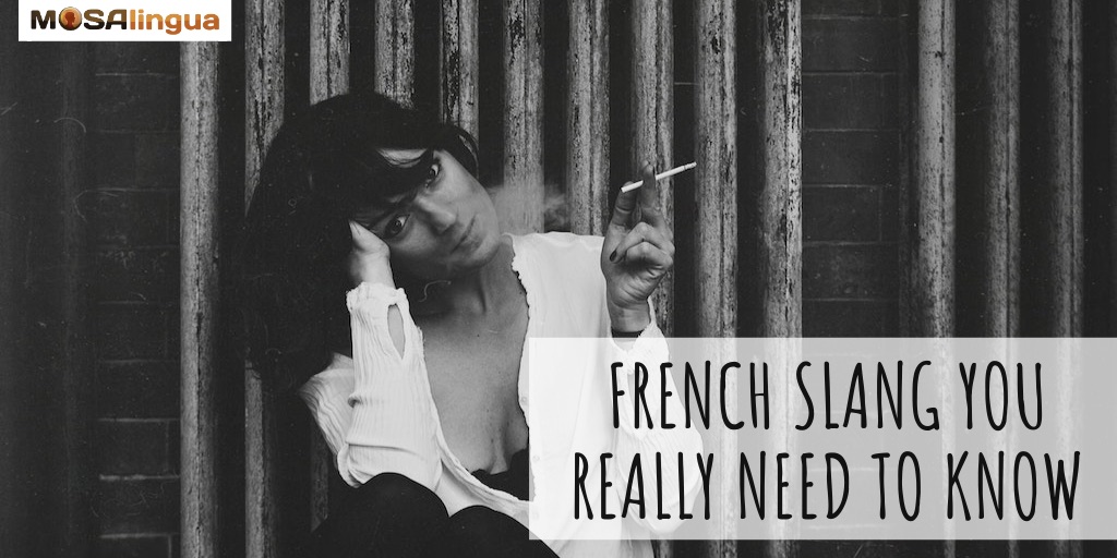 french slang french woman smoking cigarette black and white