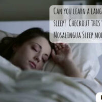 MosaLingua Learning Languages During Sleep Study [VIDEO]