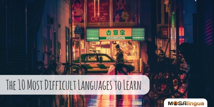 most difficult languages to learn
