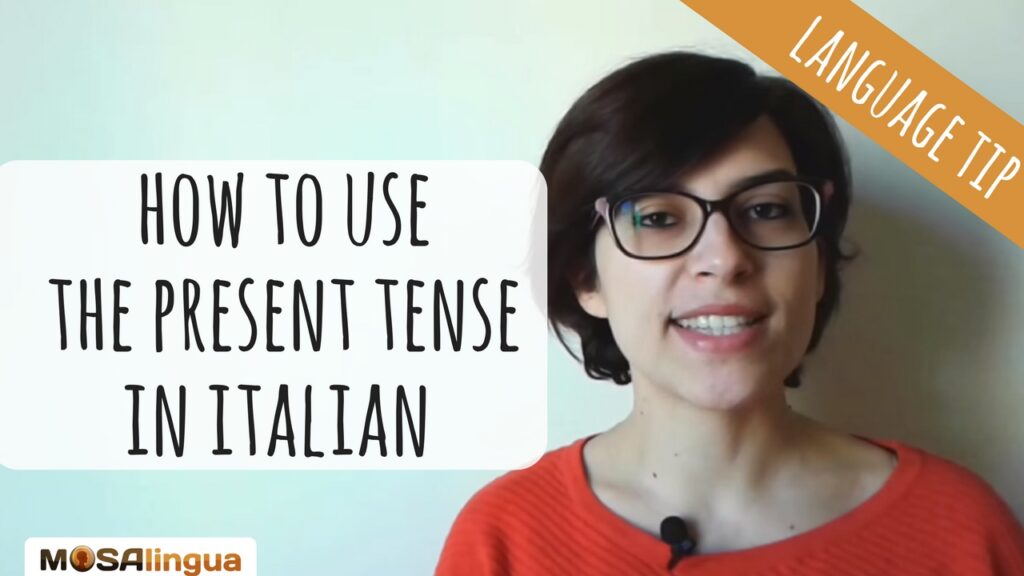 present tense in Italian