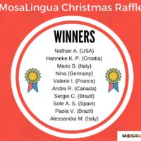 Ganadores del Concurso de Navidad de MosaLingua