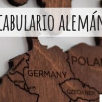 Vocabulario alemán básico y ordenado por temas