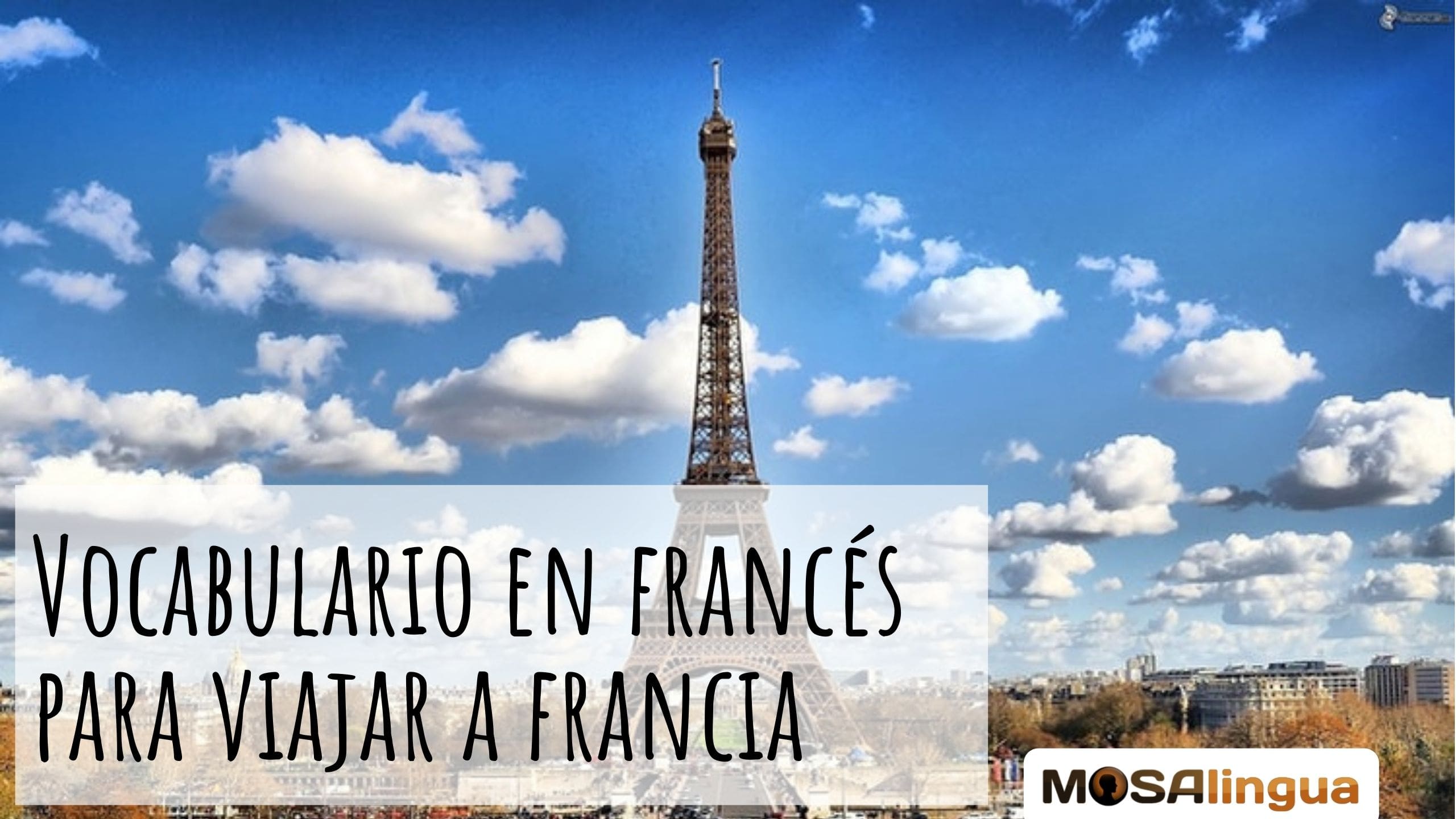 vocabulario en francés para viajar