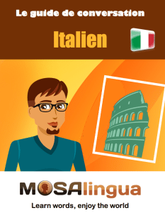 Guide de conversation Italien gratuit